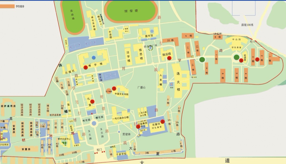 贵州大学明德学院地图图片