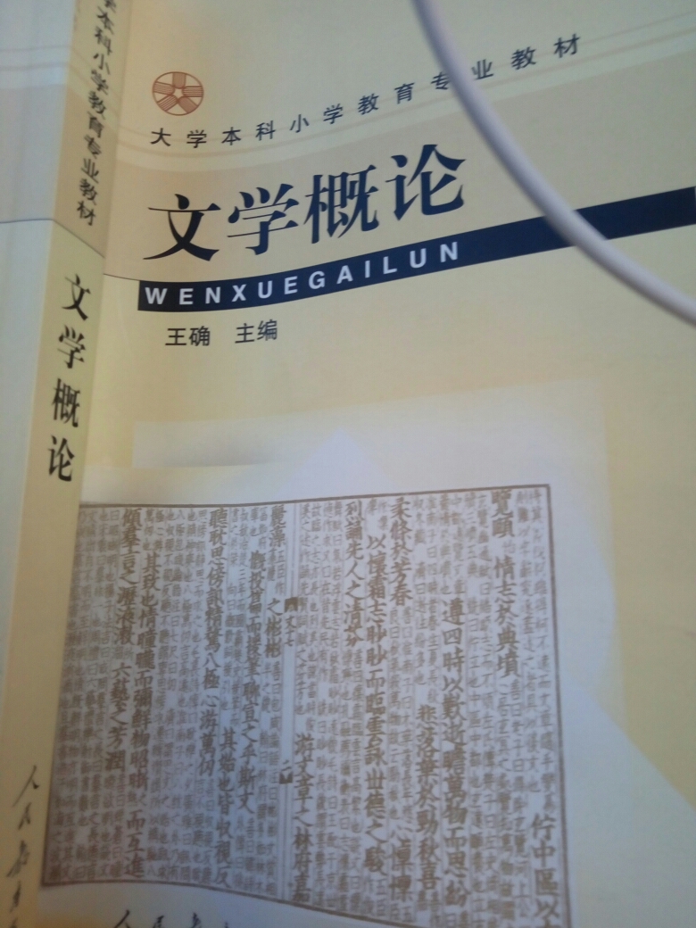 王确的文学概论和文学理论教程一样吗?