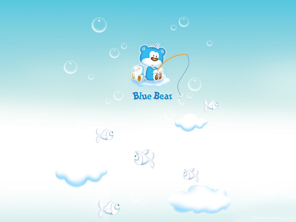 超级可爱blue bear