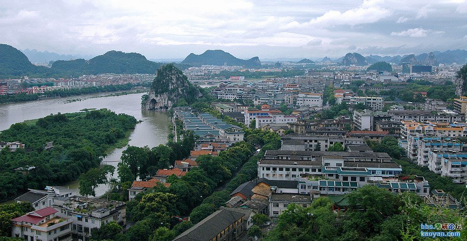 桂林市区的风景