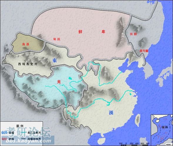 东汉 光武帝刘秀于建武元年(公元25年)即帝位,先后削平王莽以来割据